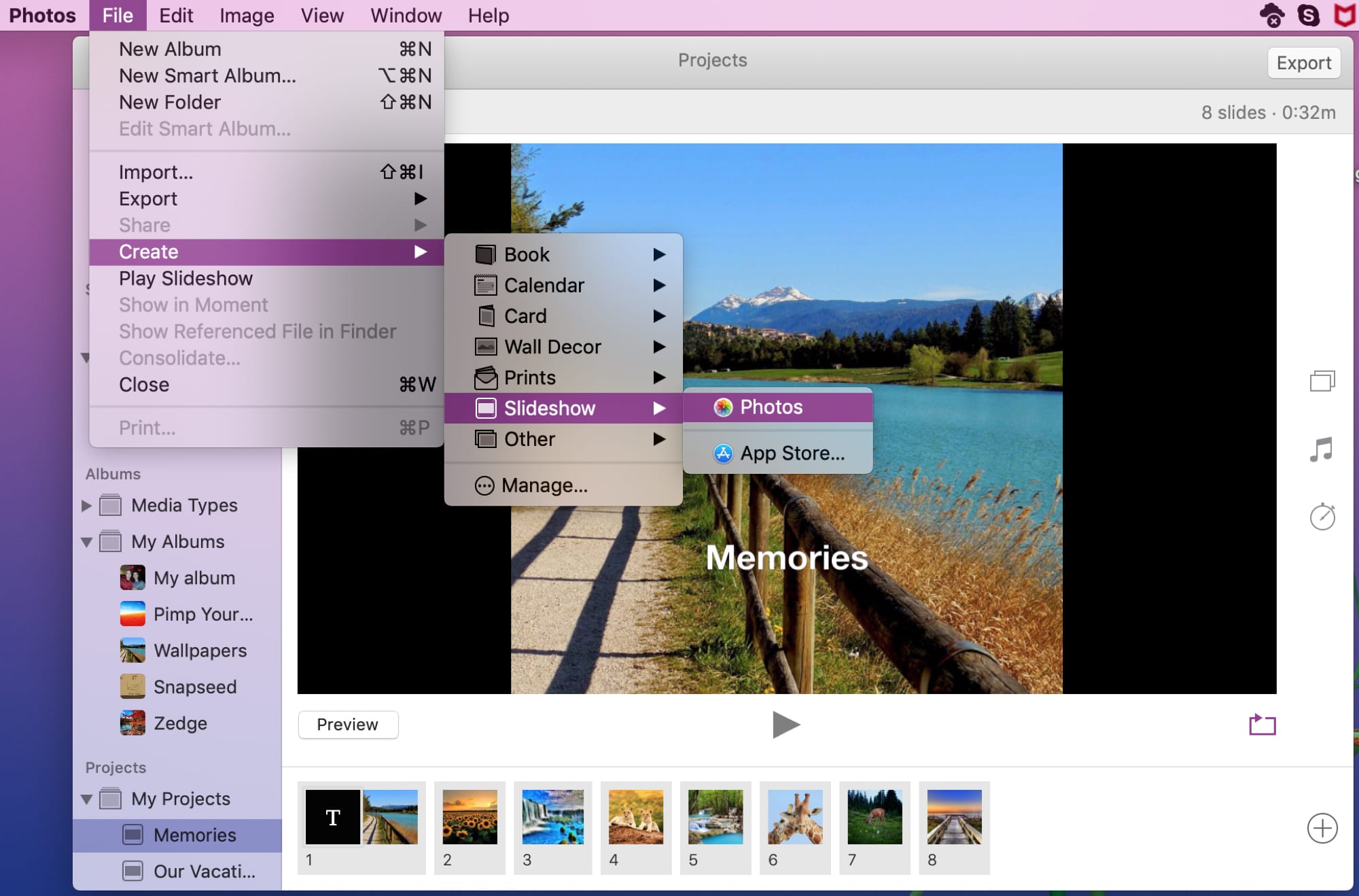 make a slideshow for free on mac